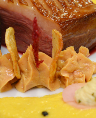 Recette du magret de canard et foie gras en croute de sésame et pavot