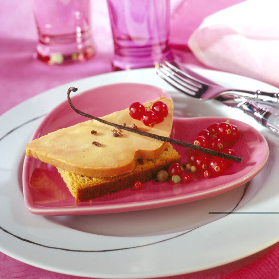Foie Gras sur canapé de pain d’épices