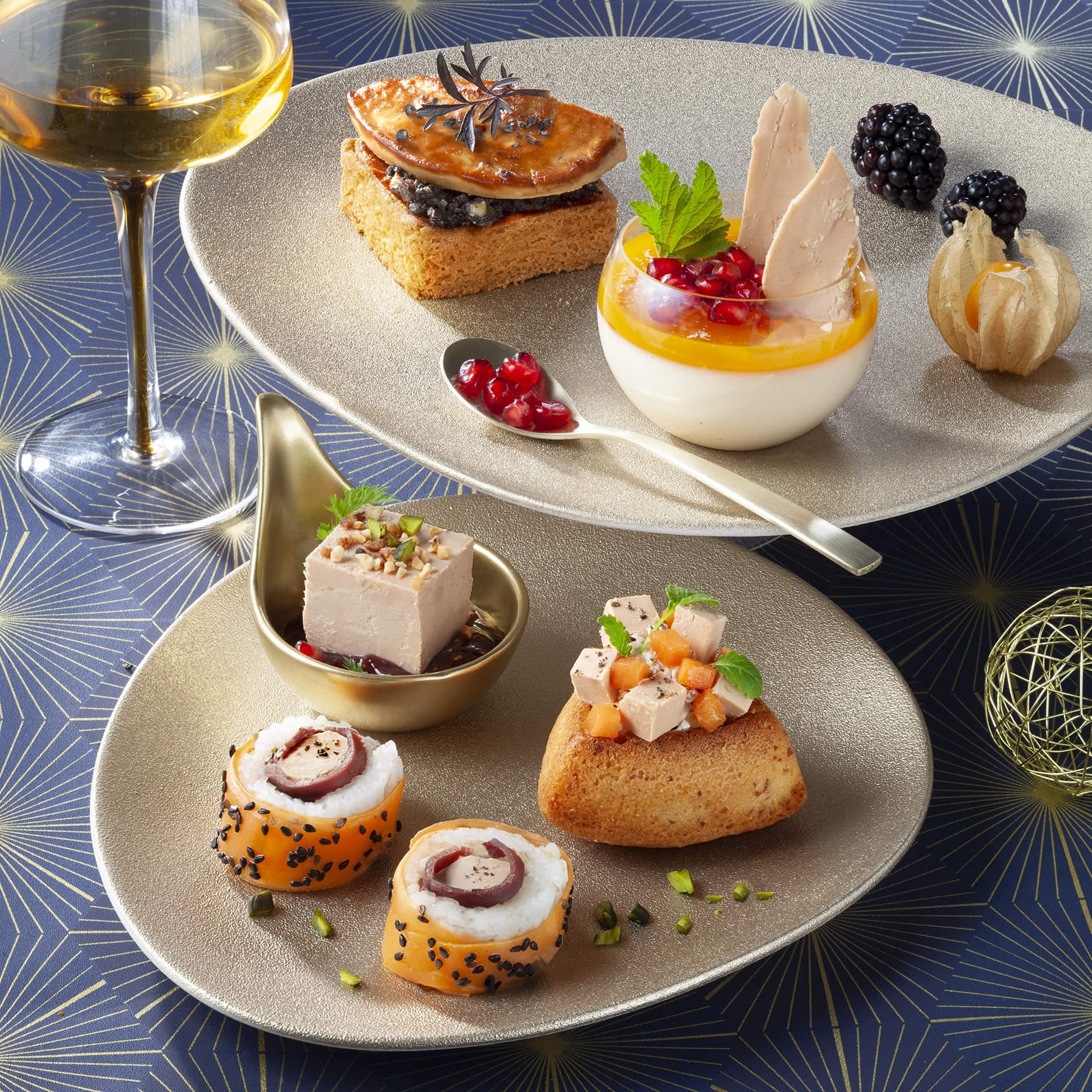 5 bouchées chics et festives au Foie Gras