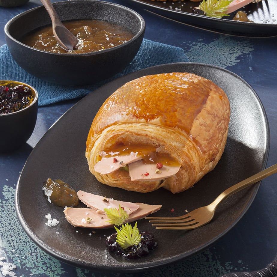 Pains au Foie Gras comme des pains au chocolat