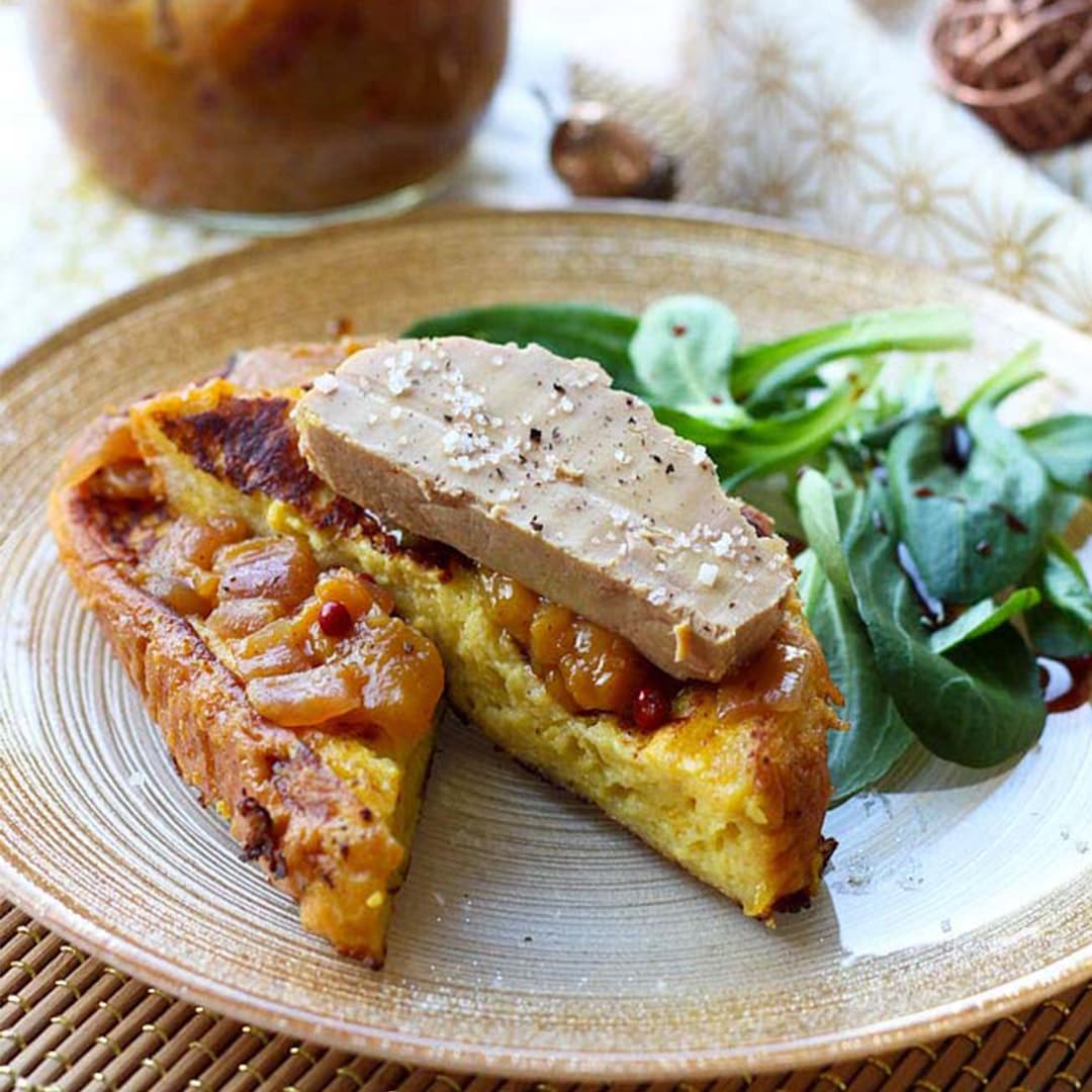 Brioche perdue au Foie Gras & chutney de mangue