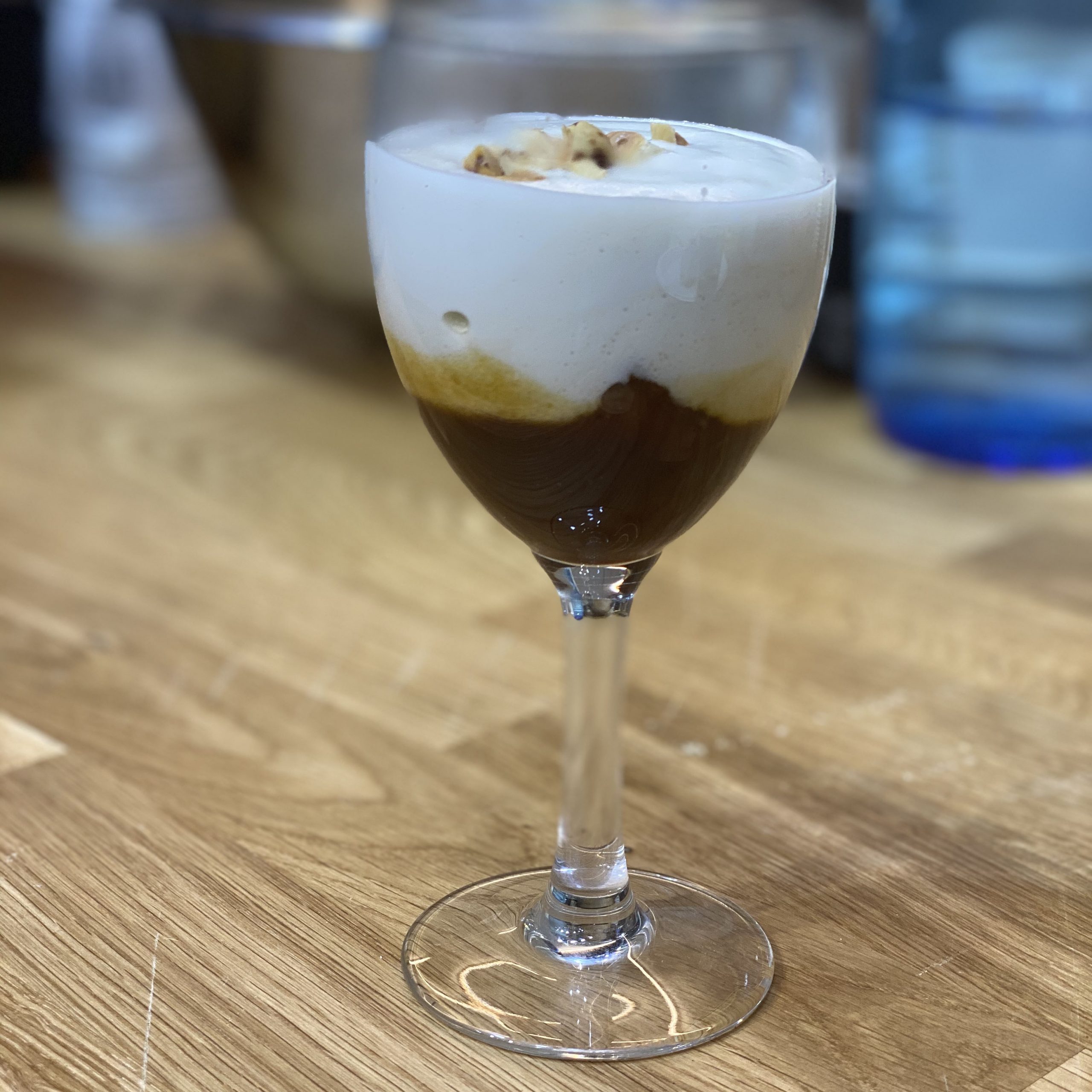 Cappuccino de céleri à la fève tonka et Foie Gras