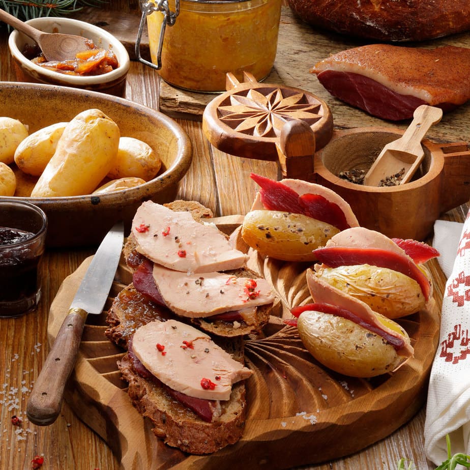 La planche de Foie Gras et Magret