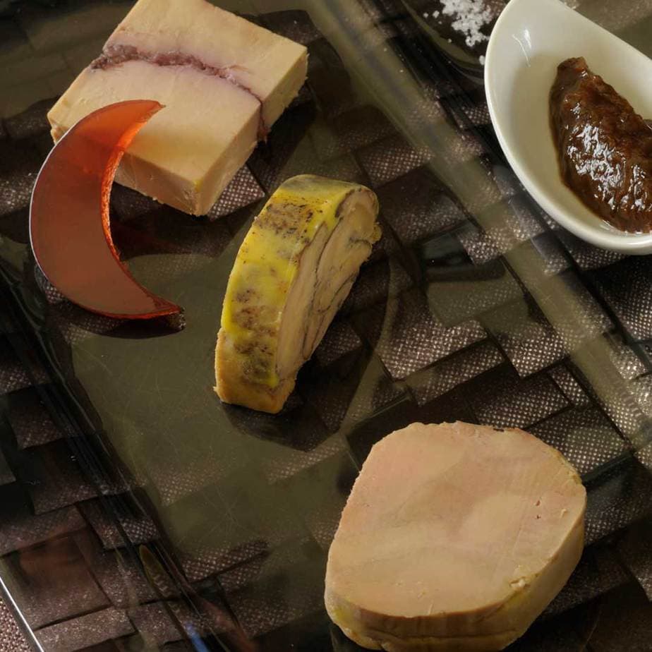 Foie Gras de canard en marbrures aux épices de pains d&rsquo;épices