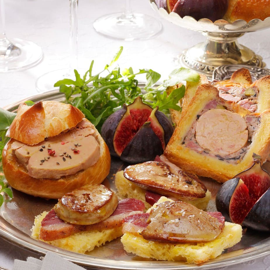 Le Foie Gras en brioches