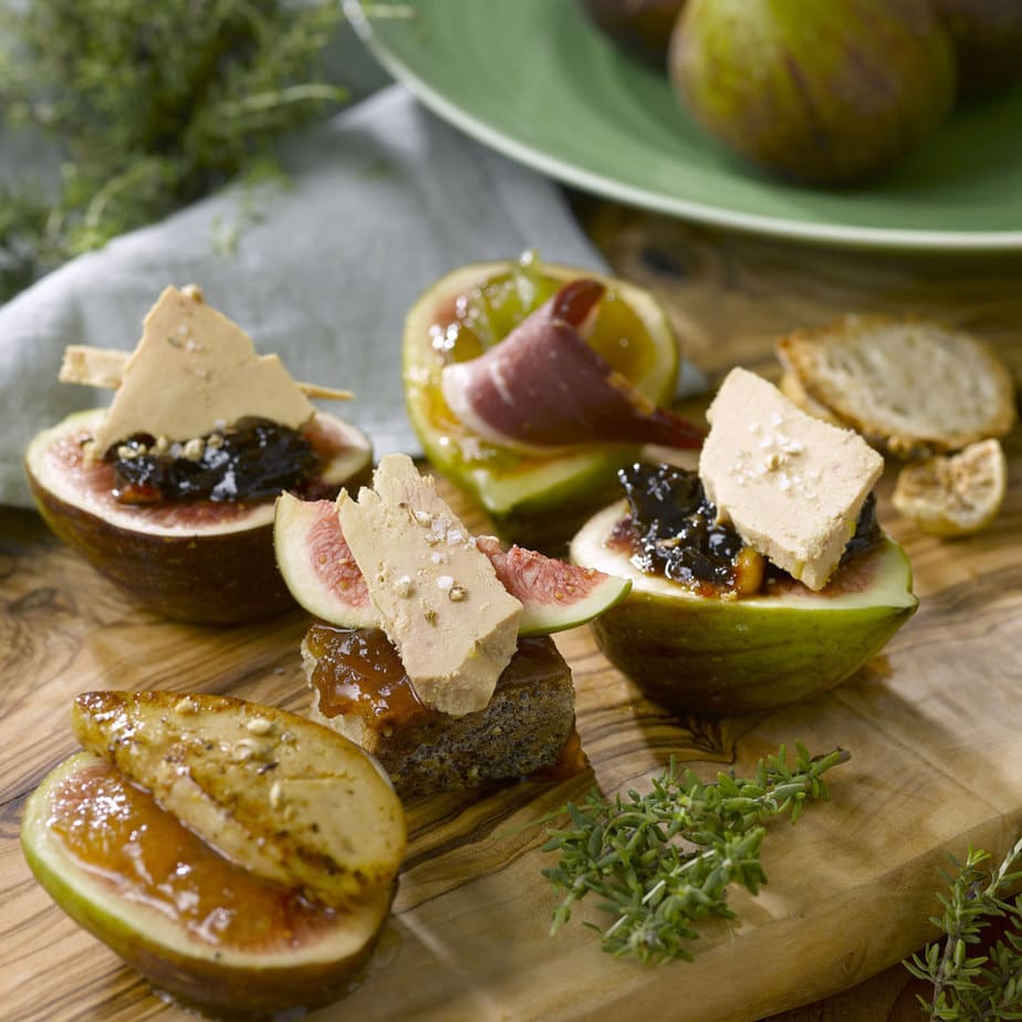 Les petites bouchées de Foie Gras aux figues fraîches