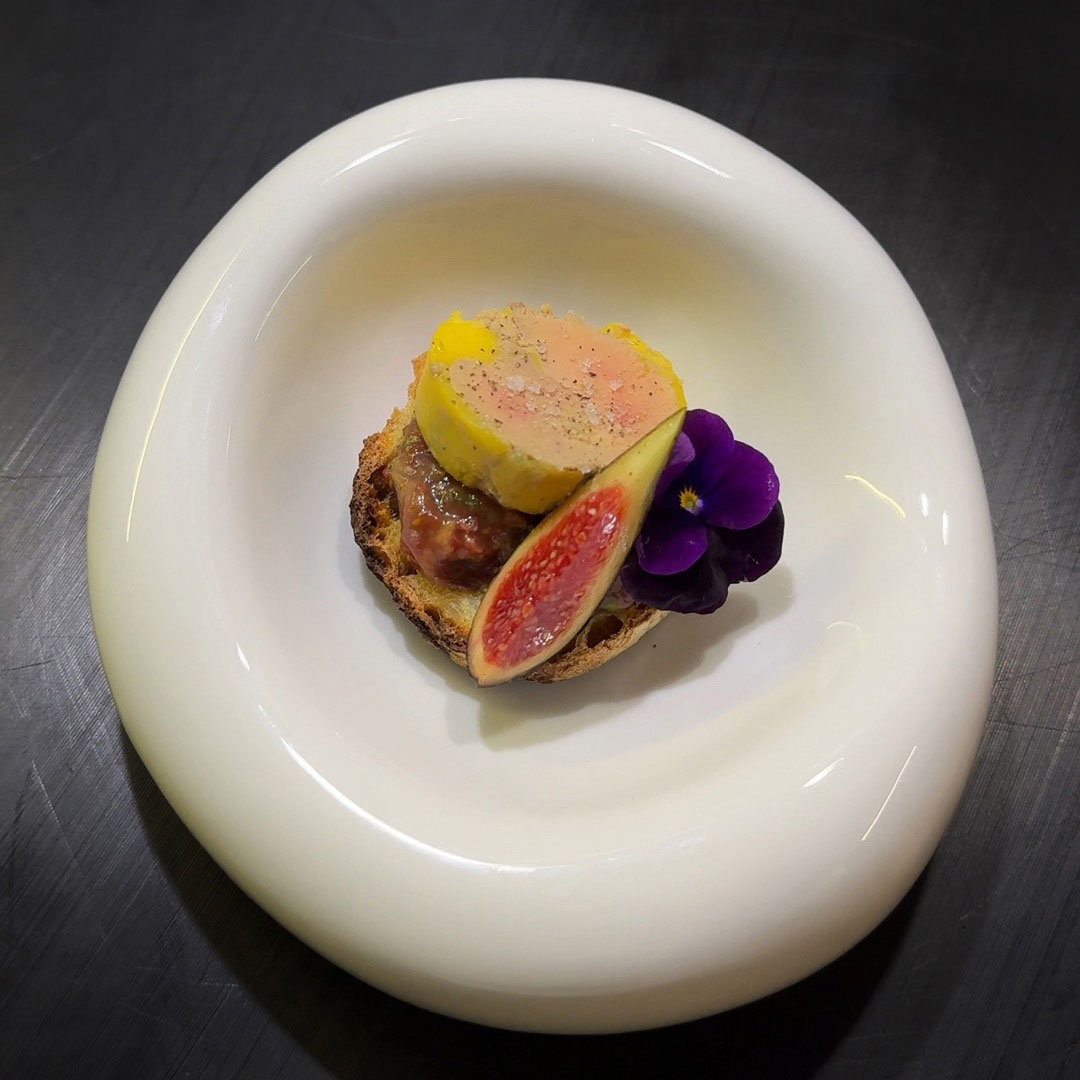 Toasts de Foie Gras et chutney de figues