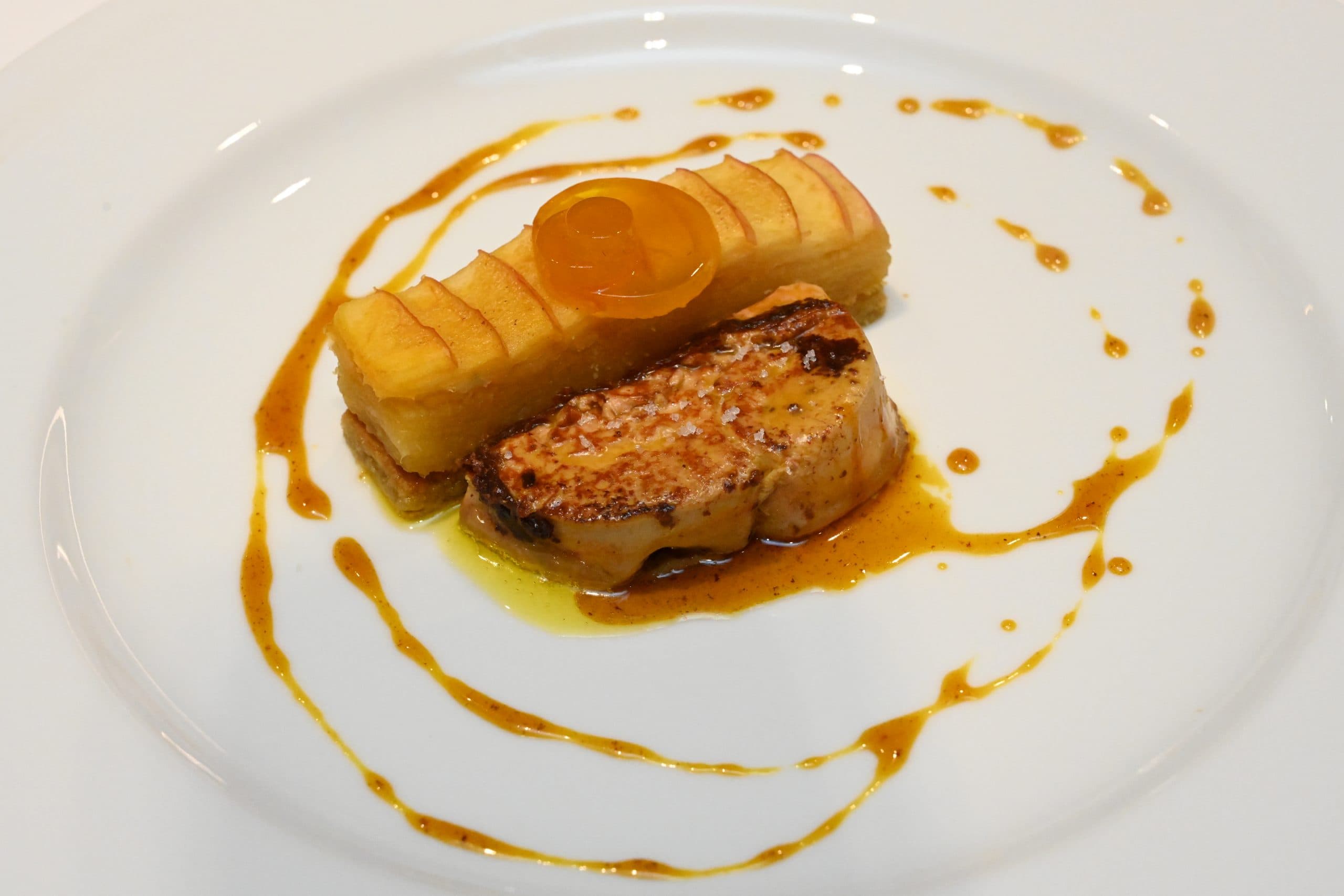 La pomme au Foie Gras de mon papa