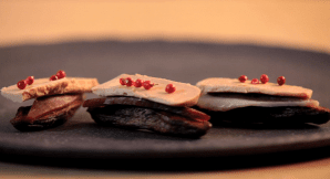Bouchés de bananes sèches au Magret et Foie Gras