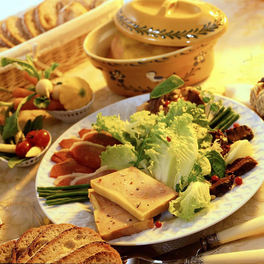L’assiette des mousquetaires au Foie Gras, Magret fumé et Magret séché