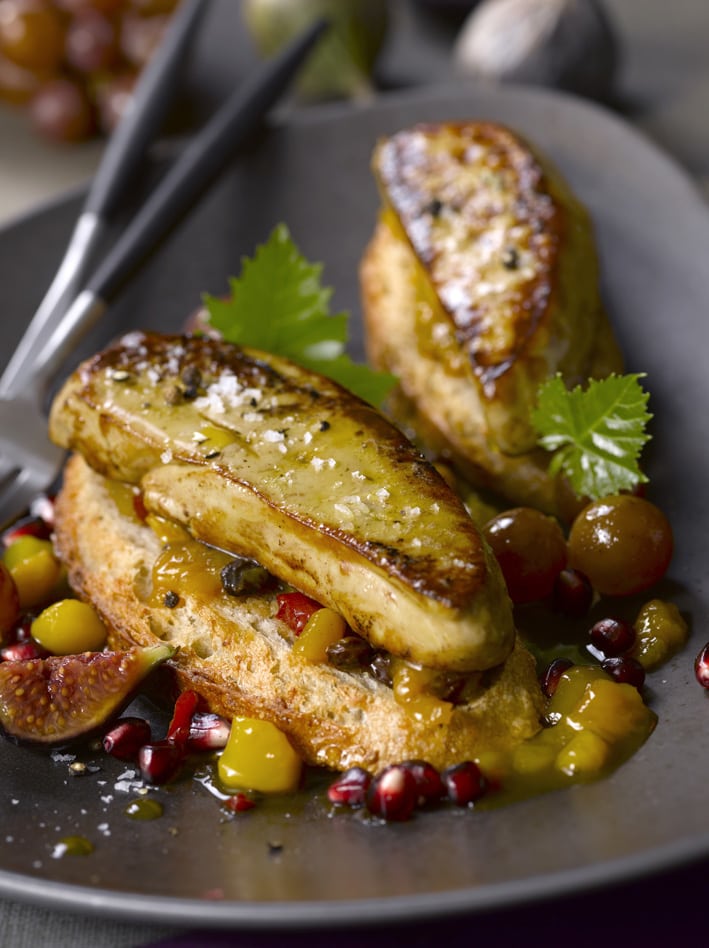 Les tartines au Foie Gras poêlé