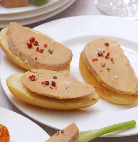 Les navettes ou pain au lait au Foie Gras