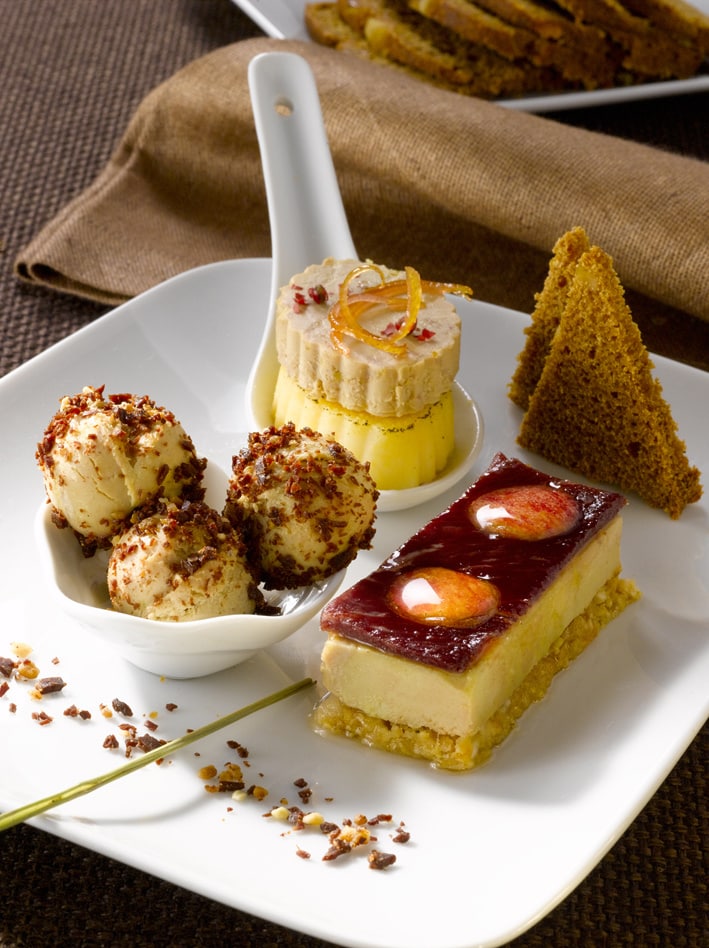 Le quatuor de saveurs au Foie Gras et Magret