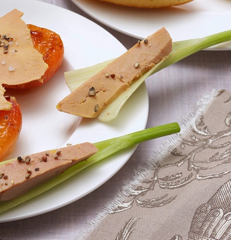 Les barquettes de jeune fenouil au Foie Gras